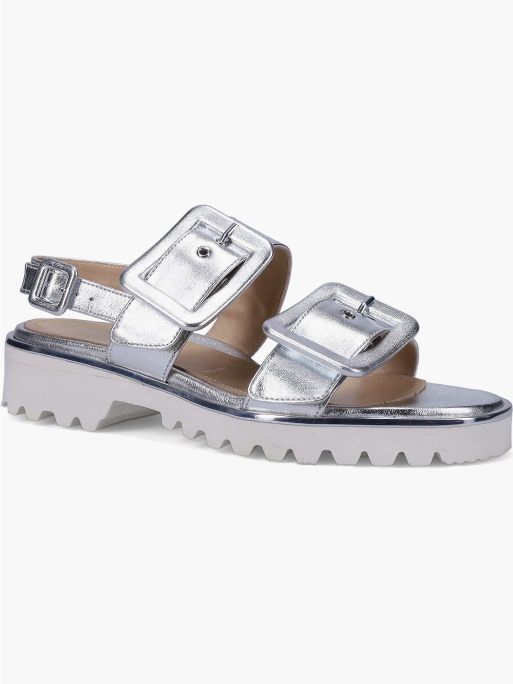 NEW Ron White Callie Slingback Sandal in Silver